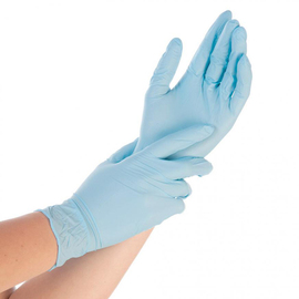 Nitril-Handschuhe S blau SAFE FIT • puderfrei Produktbild