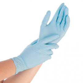 Nitril-Handschuhe S blau SAFE FIT • puderfrei | 100 Stück Produktbild