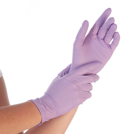Nitril-Handschuhe M lila SAFE LIGHT • puderfrei Produktbild