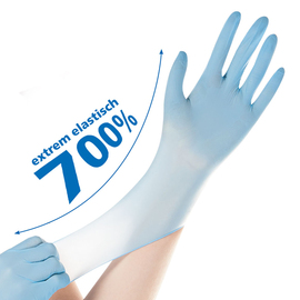 Nitril-Handschuhe XL blau SAFE SUPER STRETCH • puderfrei Produktbild