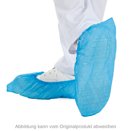 Überschuhe ECO blau CPE 25 my L 410 mm | Einweg Produktbild