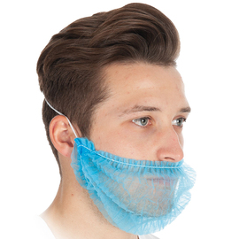 Bartschutz LIGHT PP-Vlies blau Produktbild