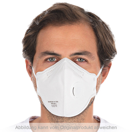 Atemschutzmaske FFP2 NR Einheitsgröße PP weiß Produktbild