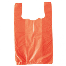 Hemdchentragetaschen HYGOSTAR Polyethylen Seitenfalte 18 cm orange B 300 mm H 550 mm Produktbild