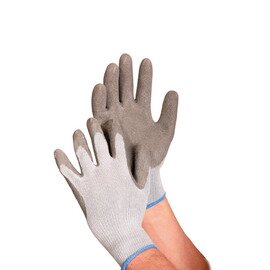 Beschichtete Thermo-Handschuhe "THERMO GRIP", Hygostar® , Baumwolle gestrickt, latexbeschichtet, Größe: XL. Farbe: Grau, 12 Paar Produktbild 0 L