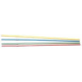 Strohhalme FLEX  • gestreift verschiedene Farben  Ø 5 mm  L 210 mm  | 2 x 500 Stück Produktbild