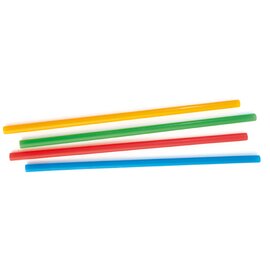 Cocktail Strohhalme JUMBO verschiedene Farben  Ø 8 mm  L 255 mm Produktbild