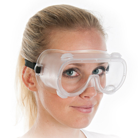 Schutzbrille belüftet Einheitsgröße PVC transparent Produktbild