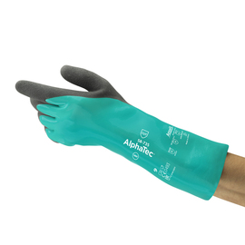 Chemikalienschutzhandschuhe AlphaTec® 58-735 XXL grün 585 Produktbild