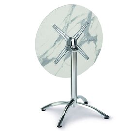 Tisch FIRENZE weiß marmoriert 700 mm Produktbild 1 S