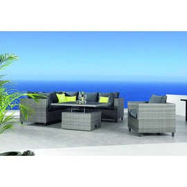 Lounge-Sessel BONAIRE  • grau  | 850 mm  x 880 mm Produktbild 1 L