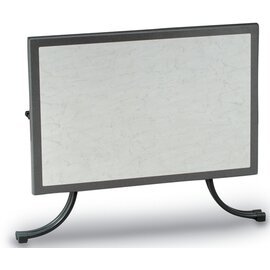 Gastro-Klapptisch BOULEVARD Werzalit Stahl blau | weiß marmoriert rechteckig | 1200 mm x 800 mm H 720 mm Produktbild 2 S