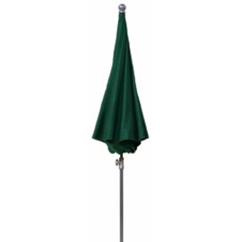 Schirm Jamaika, eckig, 225 x 120 cm, 4-teilig, Stock 27/30 mm, Farbe: dunkelgrün Produktbild