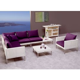 Lounge Sessel San Remo, handgeflochten, wetterbeständig,  85 x 78 x 64 cm, Farbe: natur Produktbild 2 L