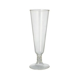 Sektglas pure PLA klar 0,1 ltr mit Eichstrich | Einweg Produktbild