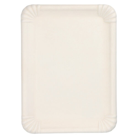 Servierplatte Zuckerrohr weiß rechteckig | 350 mm x 260 mm Produktbild