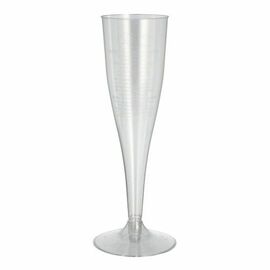 Sektglas PS klar 0,1 ltr mit Eichstrich 50 mm H 175 mm | Einweg | 500 Stück Produktbild