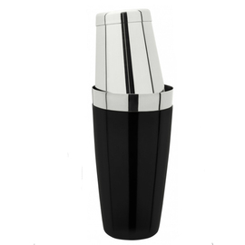Boston Shaker Tin on Tin Thermo schwarz mit Mixingglas | Nutzvolumen 800 ml Produktbild