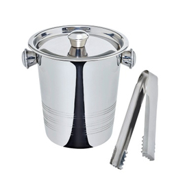 Mini-Eiseimer 1 ltr mit Deckel | mit Eiszange Produktbild
