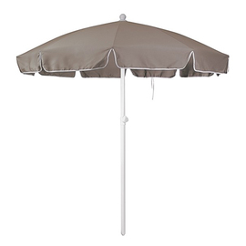 Sonnenschirm POOL taupe rund mit Volant Ø 200 cm H 214 cm Produktbild
