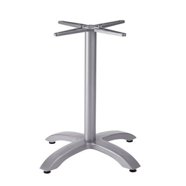 Tischgestell ECOFIX silbergrau | passend für Tischplatten 700 mm | 800 mm L 440 mm B 440 mm H 710 mm Produktbild