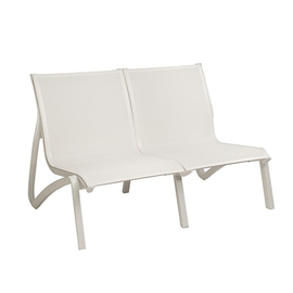 Lounge-Sofa | 2-Sitzer SUNSET • weiß | Sitzhöhe 380 mm Produktbild