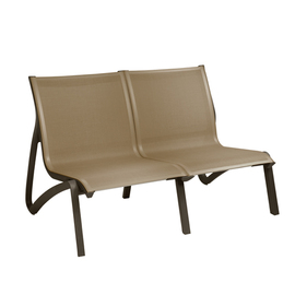 Lounge-Sofa | 2-Sitzer SUNSET • bronze | cognac | 1370 mm x 830 mm H 840 mm | Sitzhöhe 380 mm Produktbild