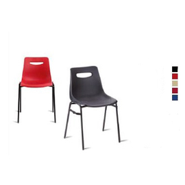 Stapelstuhl NEW CAMPUS • rot • kuppelbar | Sitzhöhe 470 mm Produktbild