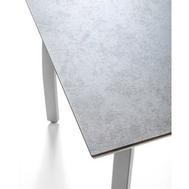 Tischplatte SUNSET quadratisch mit Schirmloch grau L 900 mm B 900 mm Produktbild 1 S