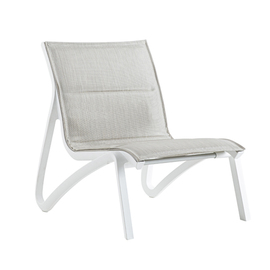 Lounge-Sessel SUNSET CONFORT • weiß | beige | 610 mm x 830 mm H 890 mm | Sitzhöhe 380 mm Produktbild