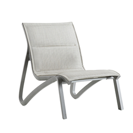 Lounge-Sessel SUNSET CONFORT • silber | beige | 610 mm x 830 mm H 890 mm | Sitzhöhe 380 mm Produktbild