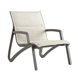 Lounge-Sessel SUNSET CONFORT mit Armlehnen • bronze | braun | 610 mm x 830 mm H 890 mm | Sitzhöhe 380 mm Produktbild
