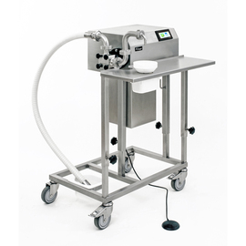 Abfüllmaschine | Portioniermaschine AP 2024-040 | mit Ablagetisch | Standgerät fahrbar Produktbild