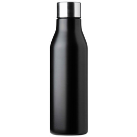 Isolierflasche 0,5 ltr Edelstahl schwarz Produktbild