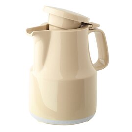 Isolierkanne THERMOBOY 0,3 ltr beige Vakuum-Hartglas Klappdeckel  H 167 mm Produktbild