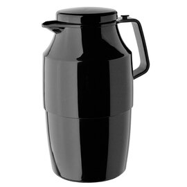 Isolierkanne TEA BOY 2 ltr schwarz glänzend Glaseinsatz Drehverschluss  H 282 mm Produktbild