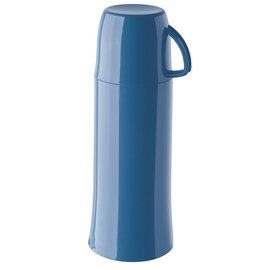 Isolierflasche ELEGANCE 0,75 ltr blau Glaseinsatz Schraubverschluss  H 294 mm Produktbild