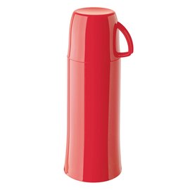 Isolierflasche ELEGANCE 0,25 ltr rot Glaseinsatz Schraubverschluss  H 202 mm Produktbild