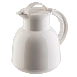Isolierkanne SALTO 1 ltr weiß glänzend Glaseinsatz Drehverschluss  H 212 mm Produktbild