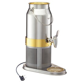 Milchkanne Aktiv ELEGANCE kühlbar goldfarben | 1 Behälter 5 ltr  H 455 mm Produktbild