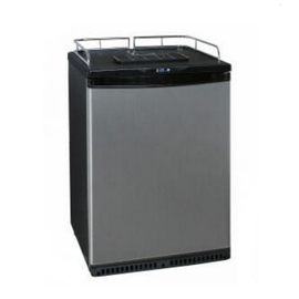 Bierfass-Kühlschrank BK160 schwarz 163 ltr | passend für Fassgröße 10 | 20 | 30 | 50 ltr | Statische Kühlung Produktbild