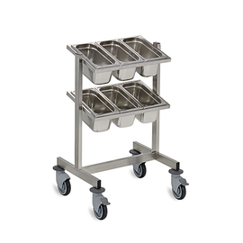 Besteckwagen inkl. 6 GN-Behälter H 992 mm Produktbild