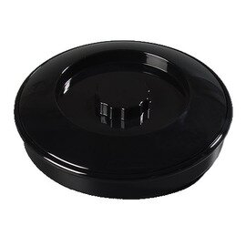 Tortilla-Wärmebehälter, Ø 20 cm, schwarz, Polycarbonat, temperaturbeständig bis 100°C, leicht schließbarer Deckel, stapelbar, spülmaschinenfest Produktbild