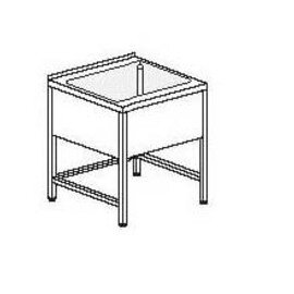 Ausgussbecken 1 Becken | 600 x 500 x 300 mm L 900 mm B 700 mm Produktbild