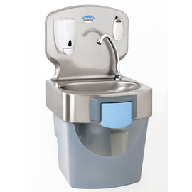 Handwaschbecken TS 2000N Standgerät  • Kniebedienung  | Seifenspender  | 400 mm  x 440 mm  H 755 mm Produktbild