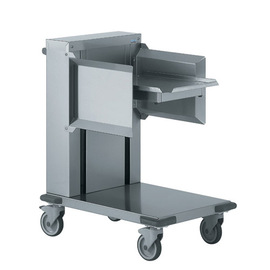 Tablettstapelwagen für 140 Tabletts | Führungen seitlich | 4 Lenkrollen aus Polyamid Produktbild