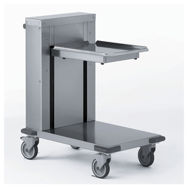 Tablettstapelwagen ABS für 140 Tabletts | 4 Lenkrollen aus Polyamid Produktbild