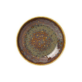 Teller tief VESUVIUS Ø 253 mm Porzellan amber Produktbild