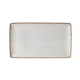 Servierplatte rechteckig BROWN DAPPLE Porzellan | 270 mm x 168 mm Produktbild
