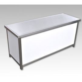 Mobile Theke mit Wulstrand 1500 mm x 700 mm Produktbild